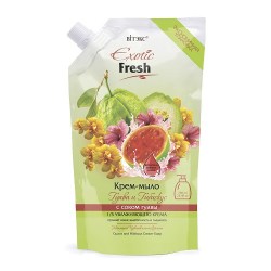 Exotic fresh Крем-мыло Гуава и гибискусс, дой-пак 750мл